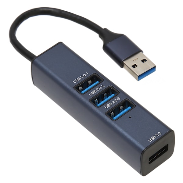 4-portars USB-hubb 5 Gbps Hot Swappable USB-multiportadapter med förvaringshål för bärbar dator PC Flash-enhet för XBOX för PS4 för PS5