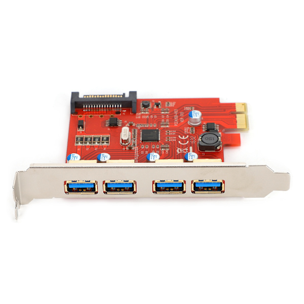 USB3.0 udvidelseskort 4-port adapterkort med SATA strømport til NEC Master Control D720201