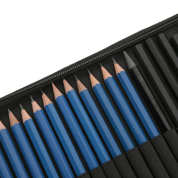 41pcs Sketching Pencil Artist Drawing Wood Pencils Kit for Art Students School Supplies