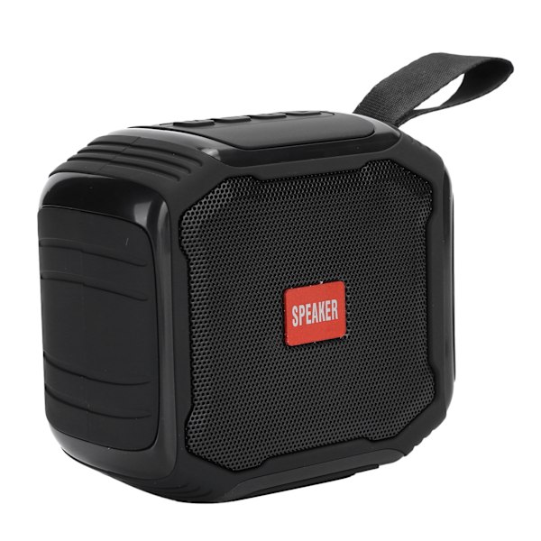 Kannettava True Wireless Bluetooth-kaiutin Subwoofer Stereo USB-liitäntä Kortti Ulkokäyttöön (Musta)