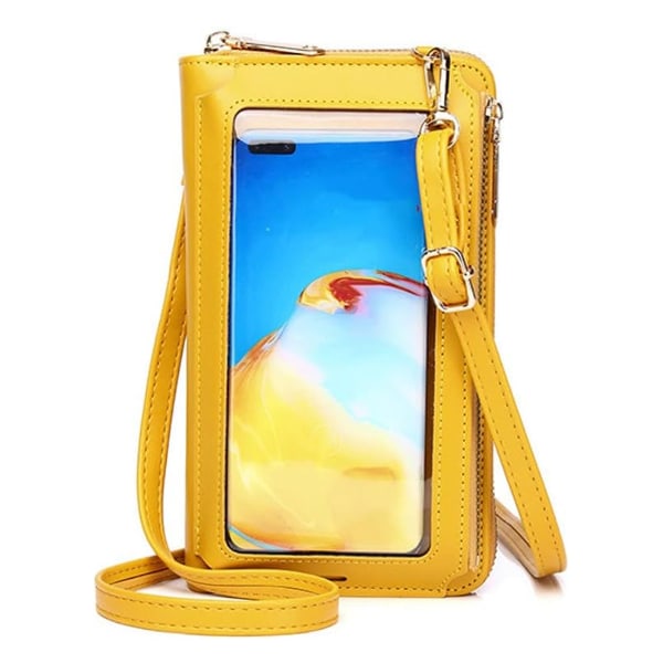 Phone Purse Crossbody for Women,Cellphone Crossbody with Shoulder Strap,Clear Window