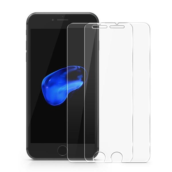 Karkaistu lasinen näytönsuoja iPhone 7/8 Plus - 2 kpl pakkaus
