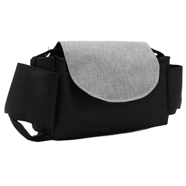 Baby Stroller Oppbevaringspose Oxford Stoff Justerbar Spenne Multi Lomme Baby Stroller Bag