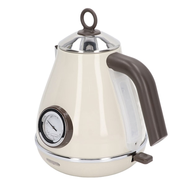 Elektrisk Vandkedel Temperatur Display Retro Maling Elektrisk Kedel med 360 Graders Roterende Base EU Stik 220‑240V