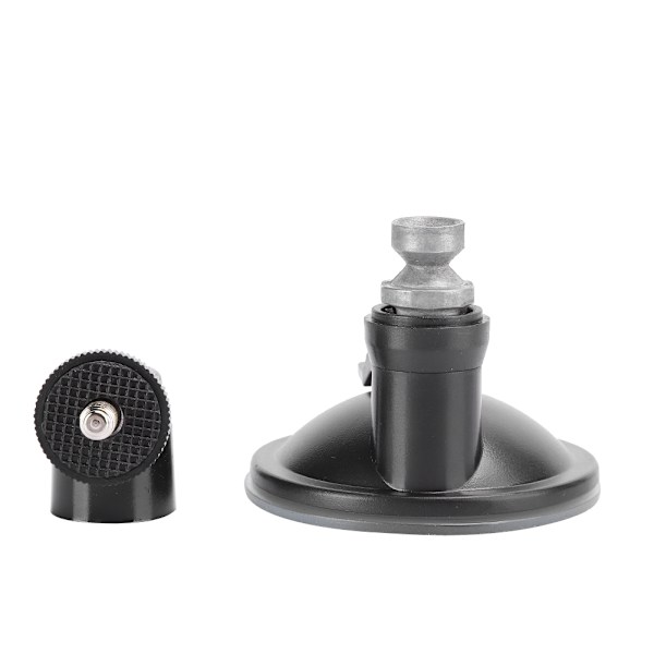 HD-004a B-hållare Silver Svart Aluminiumlegering Fordon Montering Vakuumsugare Stark Adsorption Stativ (Svart )
