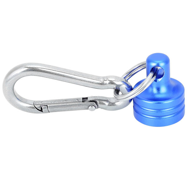 T6063 Flygplansaluminium Mini 2kg Stark Magnetisk Snabbkoppling Hängande Spänne Fixator DyktillbehörBlå