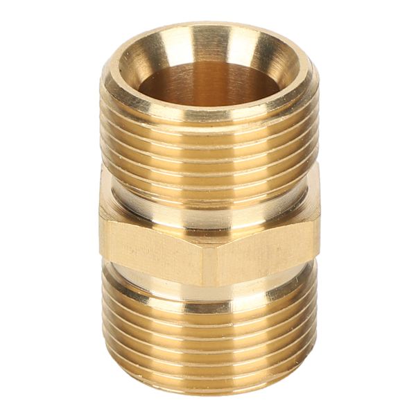 Højtryks sprøjteadapter messing M22 metrisk han gevind 14mm slangeforbindelse kobling