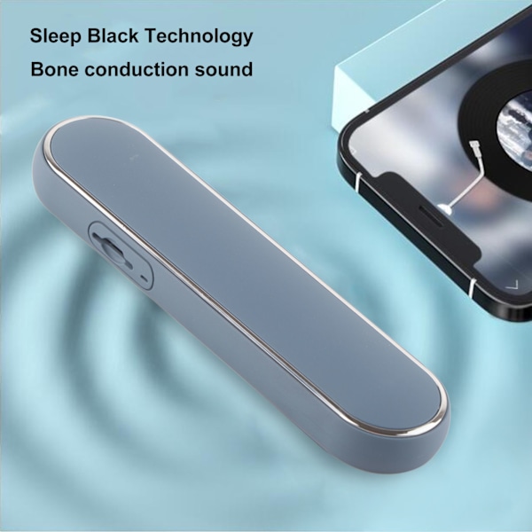 Under Pillow Speaker Bærbar Trådløs Bluetooth Bone Conduction Pude Højttaler Hvid Støj Maskine til IOS til Android Blå