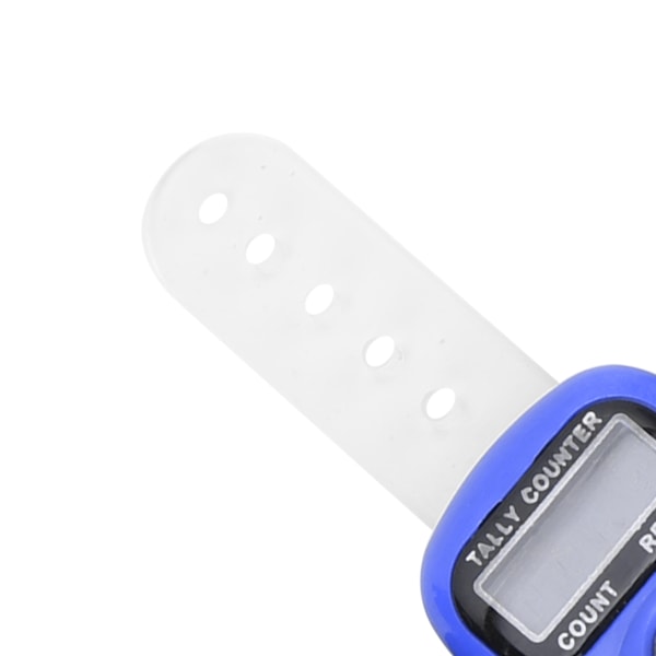 Elektrisk fingerteller med tilbakestillbar 5-sifret LCD håndteller for bønn og gangeMørkeblå