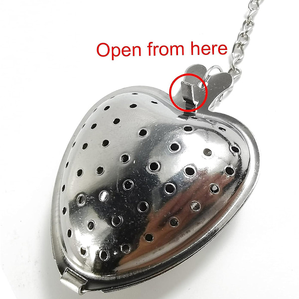 Presentvärdig Lösbladste-infuser, Te-sil i rostfritt stål med anpassningsbara örter, kryddor, blommor, perfekt för teälskare