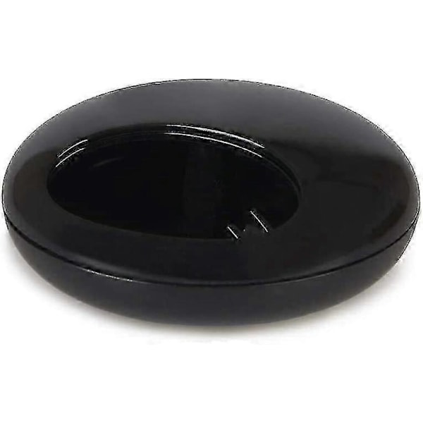 Pebble askfat med lock (svart)