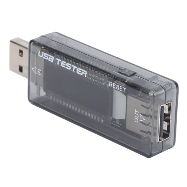 USB-testare LCD intelligent amperimetro voltmeter powerbank laddare indikator batterimonitorering