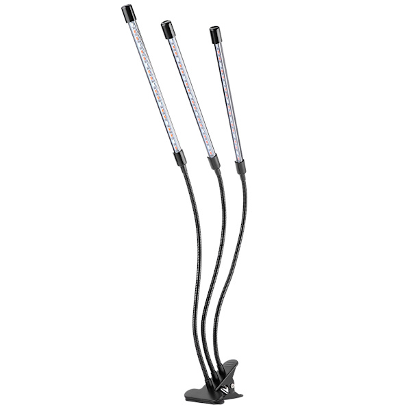 30W USB 3-putkinen joustava LED-kasvikasvatusvalo täyden spektrin kasvu