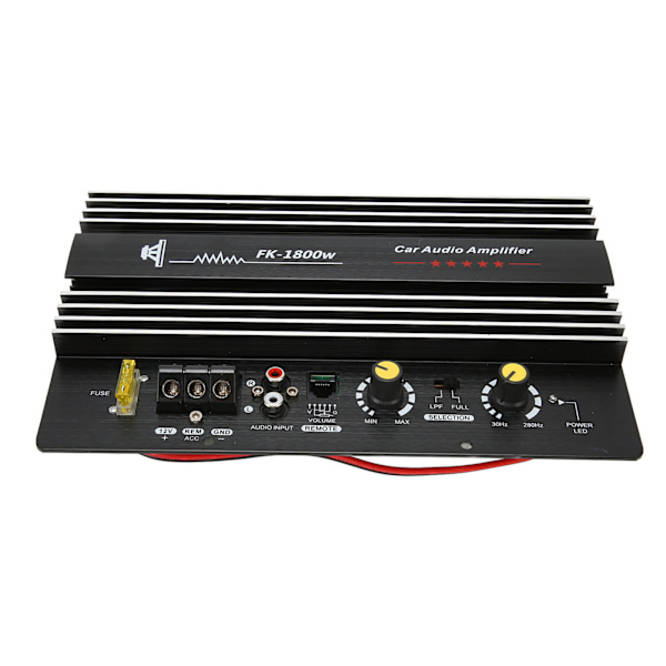 Bilforstærker 12V 1800W Bilstereo Audio Høj Effektforstærker Subwoofer til Bil
