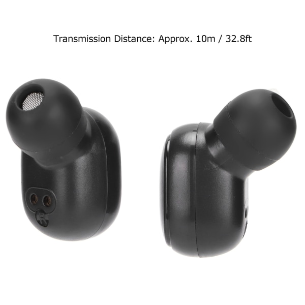 Trådlösa öronsnäckor Bluetooth 5.1 Hifi Stereo Sport Arbetslöpning Öronsnäckor Trådlösa hörlurar