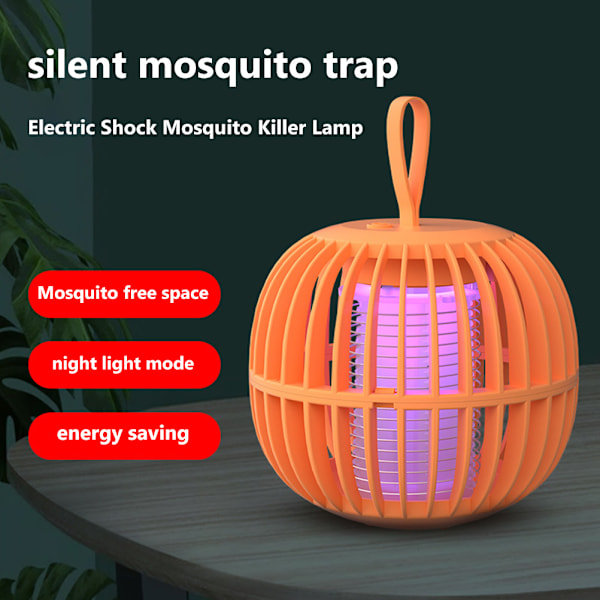 Trådlös Elektrisk Flugsmälla, Soldriven Insektsdödare för Uteplats och Trädgård, 360-Graders Transparens Säkerställer Fullständig Täckning Utan Skada för Människor