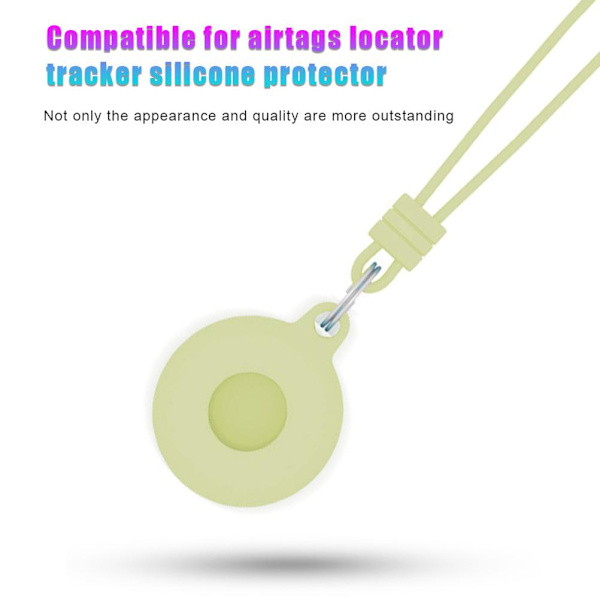 Suojakuori yhteensopiva Airtags-paikantimen kanssa Silikoni suojakotelo Anti Lost suojakotelo