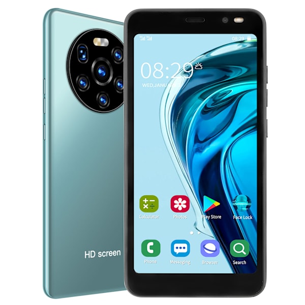 LANDVO mate40 pro 5.45 tuuman HD-näyttöpuhelin, kaksi korttia, kaksi valmiustilaa, älypuhelin 512 Mt + 4 Gt (Vert )