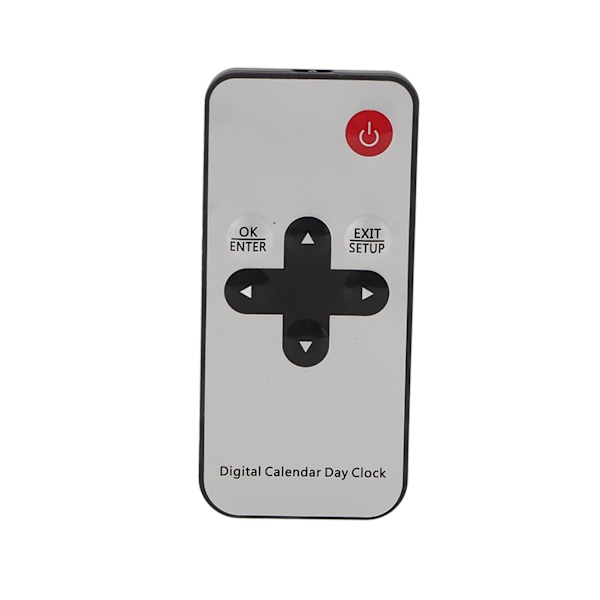 Digital fotoram 10 tum 1024x600 LCD väckarklocka fjärrkontroll 100‑240V för hem EU-kontakt