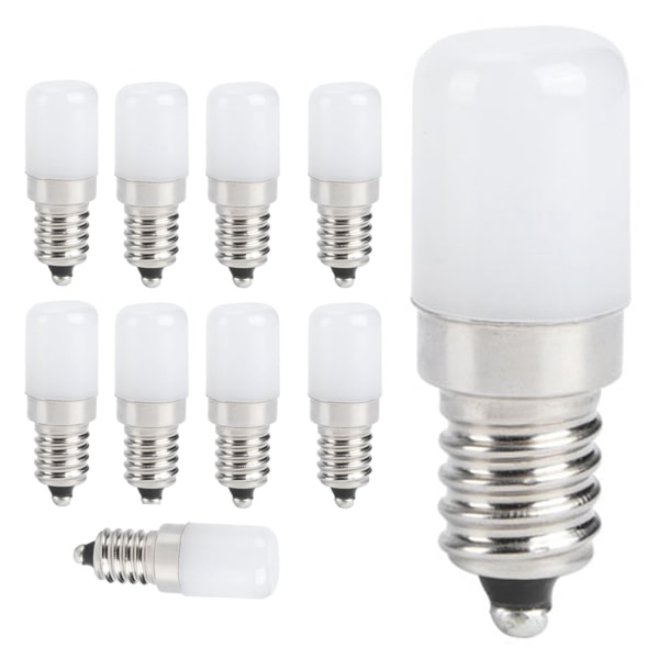 10st 1,5W E14 lampa varm vit glödlampa för ljuskrona Wa
