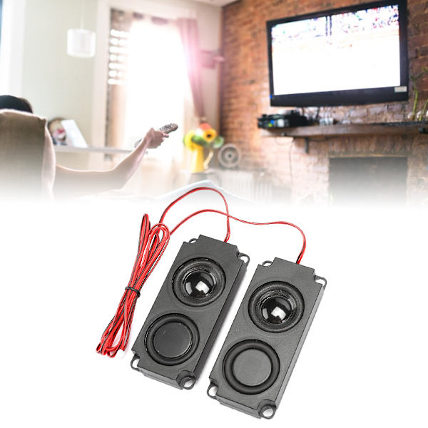8Ω 5W Bärbar Tung Bas Ljudhålighet 40mm Magnetisk Dubbelhögtalare för TV-skärm
