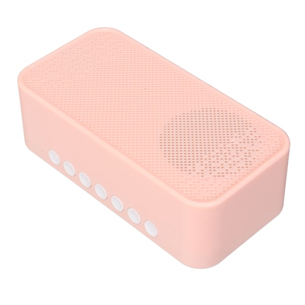 Trådlös Bluetooth-högtalare Multifunktion Brusreducerande Temperaturdisplay Röstmeddelande FM-radio Spegelväckarklocka