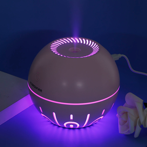 Ny Bil Diffuser Luftfuktare med USB Mini Portabel Diffuser Funktion för Hemmakontor (Nattlampa Ingår)