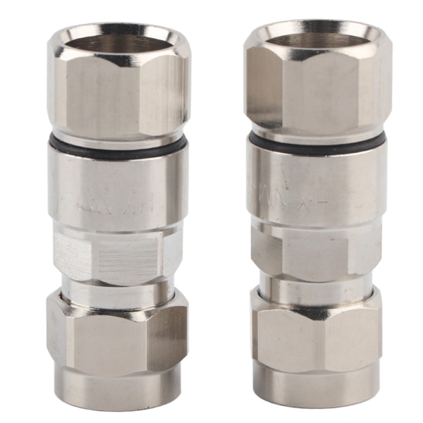 2 stk. N-han stik RF koaksialadapter N-type stik kabelantenneadapter til 1/2'' radio