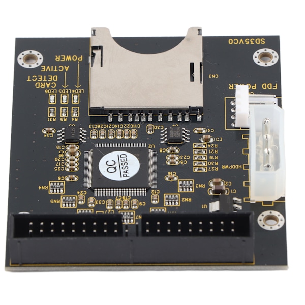 SD-kortti 3,5 tuuman IDE-sovittimeen SD/SDHC/SDXC/MMC-muistikortti IDE 40-nastaiseen urosadapteriin