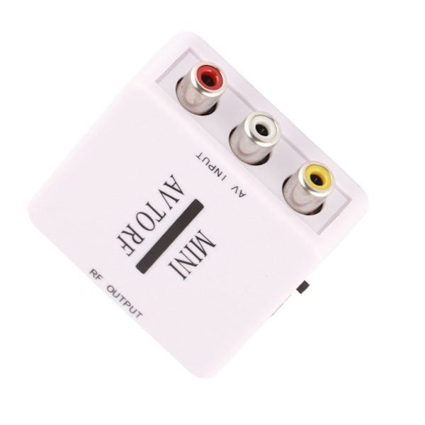 AV till RF-omvandlare Box TV-signalomkopplare RF 67,25Mhz 61,25Mhz AV till RF