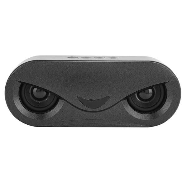 Bärbar trådlös Bluetooth-dubbelhögtalare med LED-ljus basstereohögtalare för U-skiva