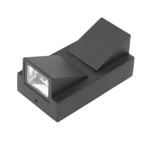 Dobbelthodet vegglampe utendørs vanntett LED gangvegglampe trapp opp og ned vegglampe hvitt lys 12W AC85‑265V