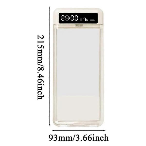 GETIT Telefonlåseboks med timer LCD-display T-formet åbning Telefonboks Telefonboks Voksen Studerende Selv