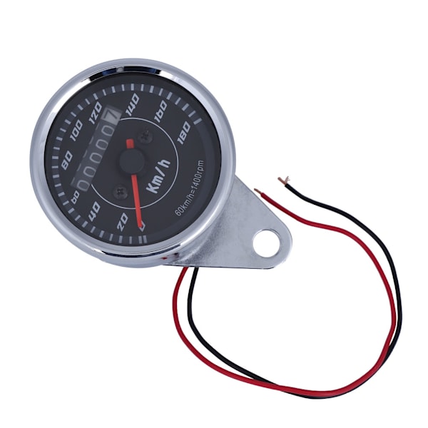 Universal dobbelt farve LED lys kilometertæller speedometer km/t til motorcykel