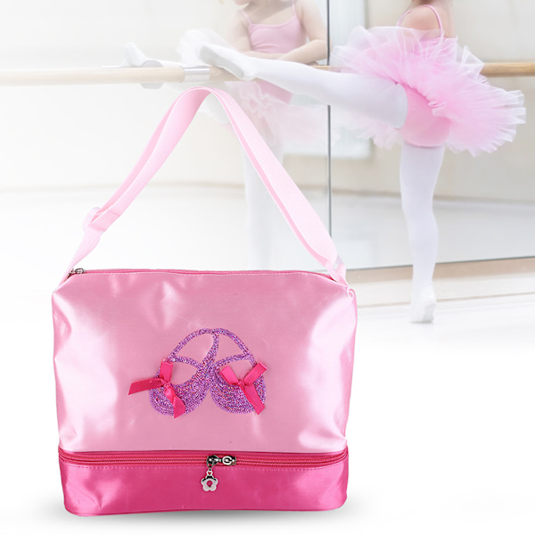 Pige Ballethåndtaske Børn Ballerina Børn Ballet Sequin Danse Skuldertaske