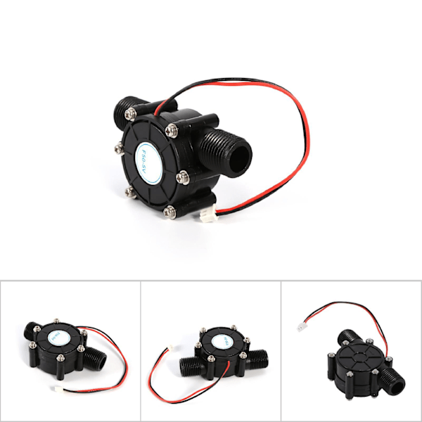 10W Hög Effekt Vatten Turbin Generator Mikro Vattenkraft Laddningsverktyg DC 5V