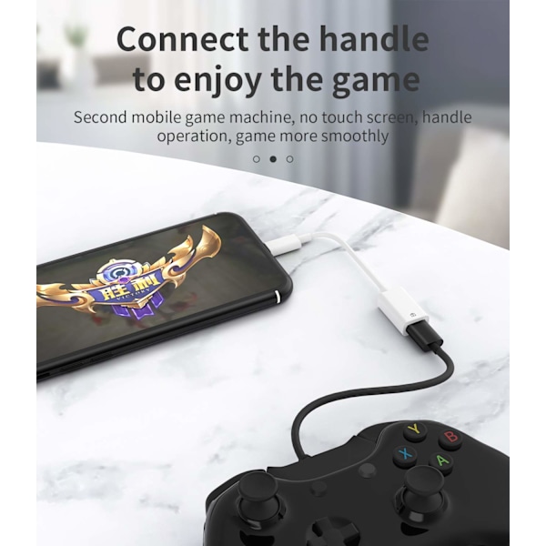Laddnings- och ljudutgångskabel för iOS-enheter, stark kompatibilitet med iPhone- och iPad-modeller säkerställer plug and play-funktionalitet, utrustad med
