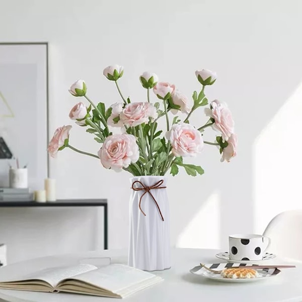 Torkad blomvas för modern heminredning, högkvalitativ keramik med mångsidig användning för elegant present