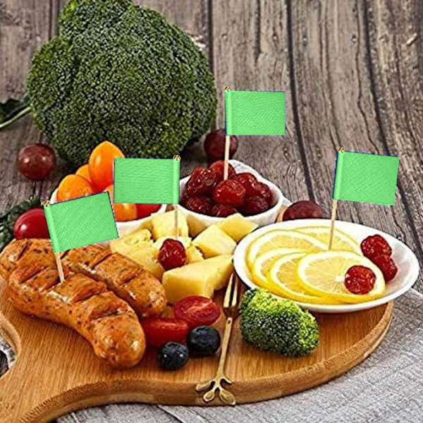 20 kpl lipputanko viiriä lipputanko kädessä pidettävä pienet liput mini kolmio lippu juhla koriste karnevaaleihin, sisä- ja ulkotapahtumiin - 14 x 21cm