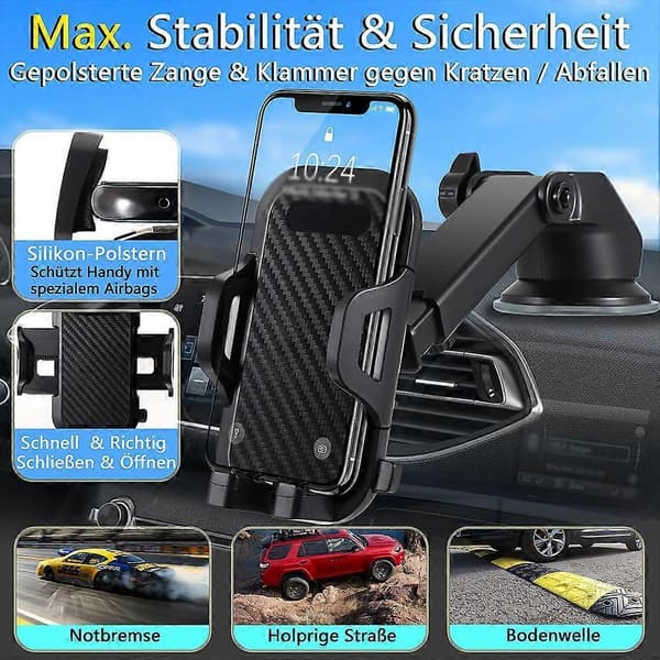 GETIT Biltelefonholder, Universal, Automatisk Klemming