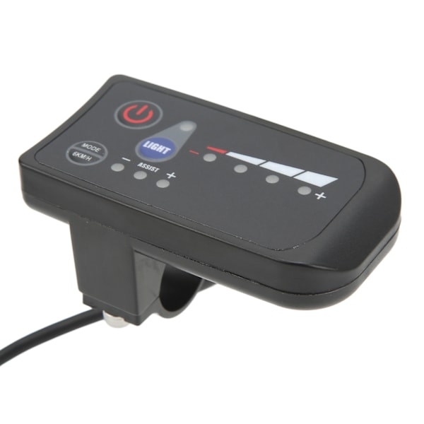 Elektrisk Cykel Display Kontrollpanel, Universell Kompatibilitet Med Tydlig LED-Skärm, ABS-Hölje Erbjuder Robust Skydd Mot Väder och Vind