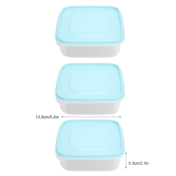 600ml Förslutningsbara Matlådor, Kylskåpsorganisatörer För Grönsaks- & Fruktförvaring, Transparent Design Kompakt Och Lättviktig För Enkel Transport