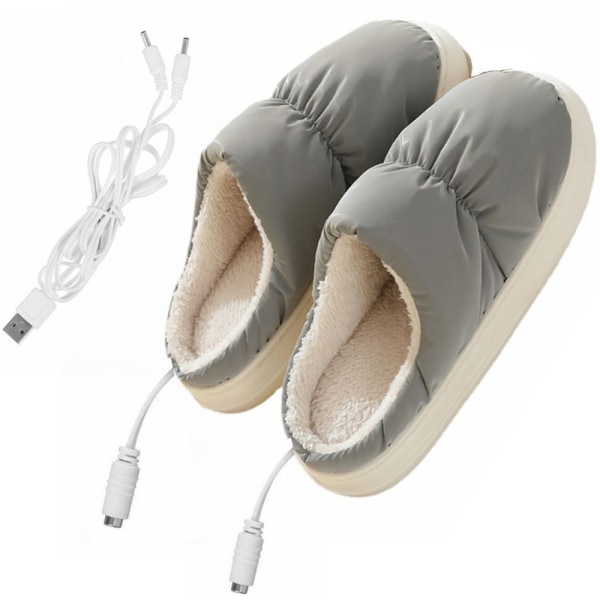 USB heating boots electric heating shoes USB slippers foot