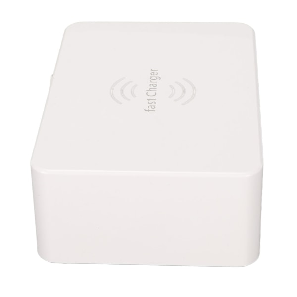 6-porters USB-ladestasjon 100W trådløs smart hurtiglading multiport USB-hub-lader med LED-skjerm 100-240V