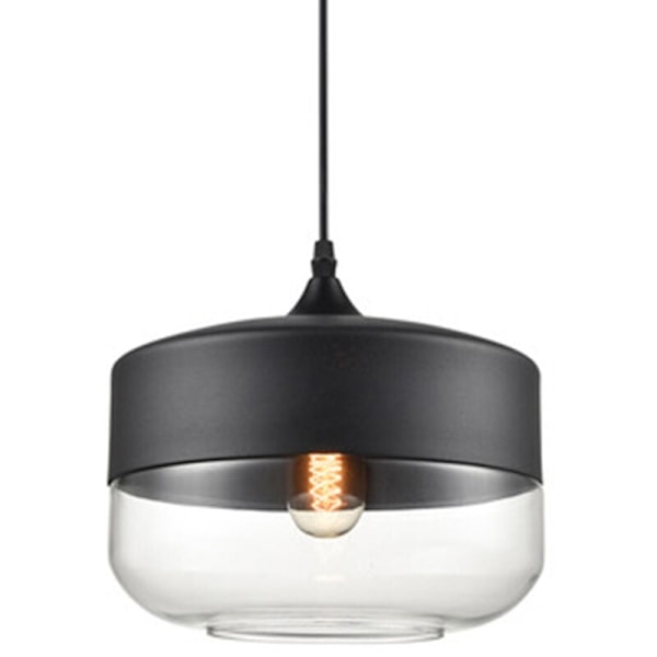 Elegant Klar Glas Pendellampa, Kompatibel Med Dimbar Lampa, För Kontor, Hemmakontor, Kök, Matsal, Sovrum, Vardagsrum, Kafeteria, Bar