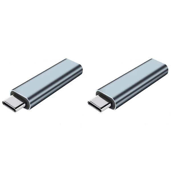 2X USB Type-C virtuaalinen näyttösovitin DDC EDID Dummy Plug Headless Ghost Display Emulator Dummy Load 4K@60Hz