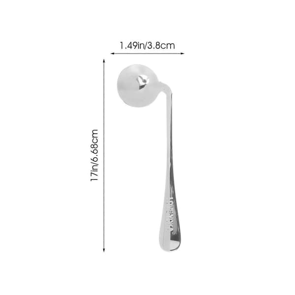 Silver Anti Shake Spoon Adaptiv Sked Kompatibel med Äldre 2st Bekväma Bestick