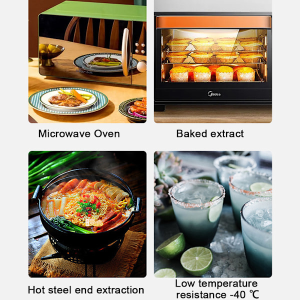 Mini-uunin silikonikäsineet, lämmönkestävät keittopihdit, kattilanalunen keittiön ruoanlaittoon ja leivontaan