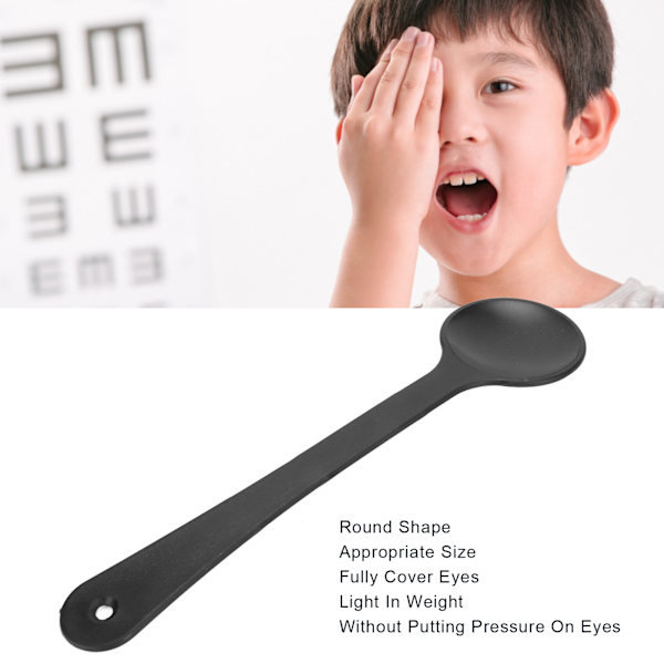 Ögonlock Occluder Lätt Full Cover Handhållen Professionell Vision Test Occluder för Ögondiagram Undersökning
