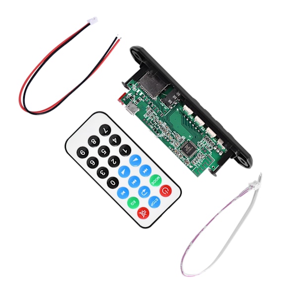 MP3 WMA Dekoderkort Audio Trådlös Bluetooth Modul USB TF FM Handsfree Samtal